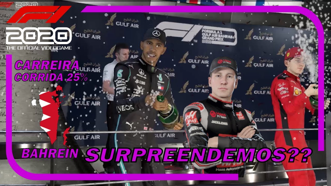 F1 2020 - MODO CARREIRA #2 - SURPREENDEMOS HEIN!!!! - GP DO BAHREIN 25% - AI 102