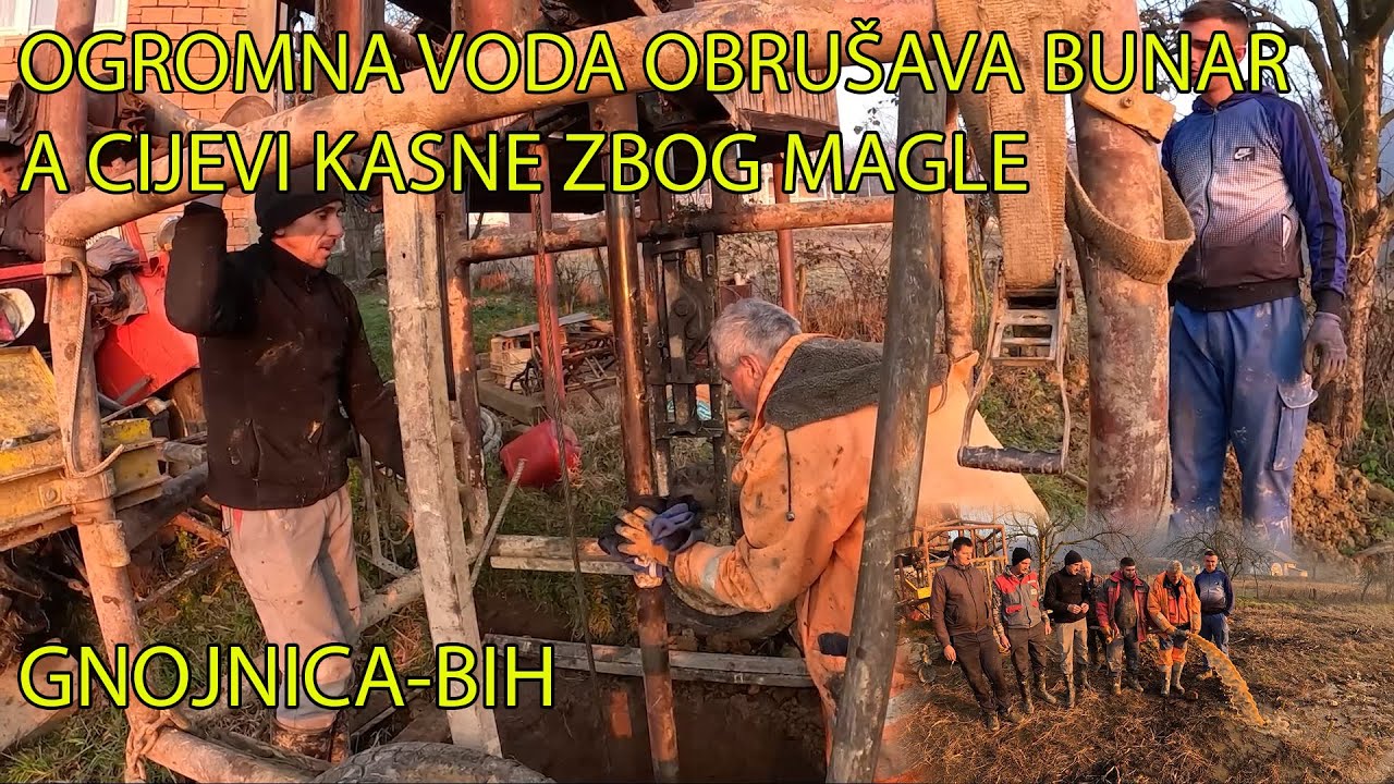 BUNAR SE MORA ODMAH ZACIJEVIT ZBOG OBRUŠAVANJA ZEMLJE - OVDJE JE VELIKA VODA