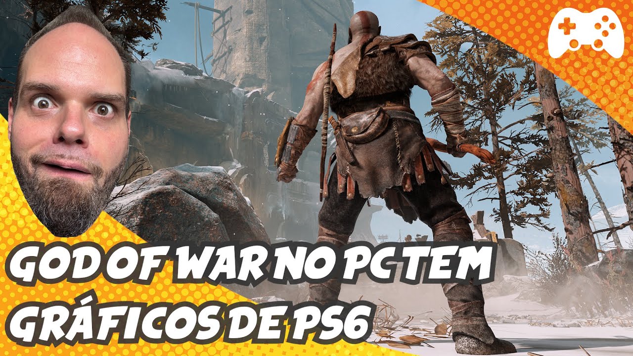 God of War no PC parece um jogo de PS6
