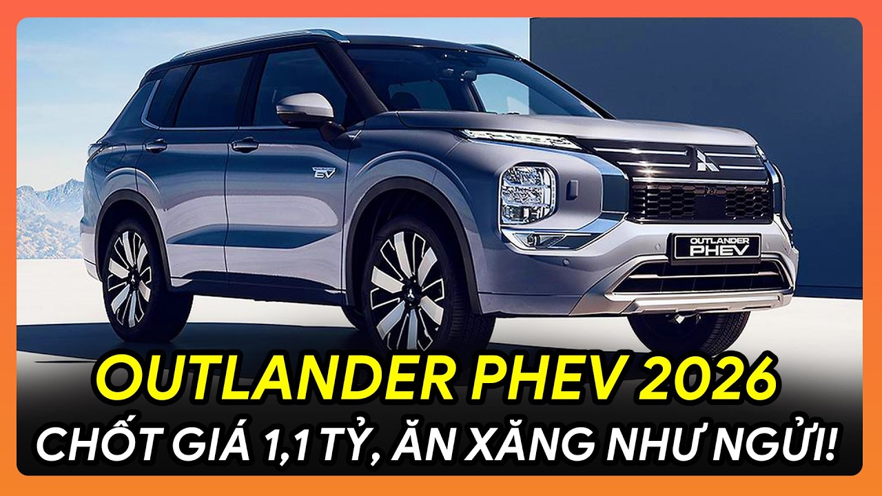 ⚡REVIEW OUTLANDER PHEV 2026: CHỐT GIÁ 1,1 TỶ, ĐÁNG MUA HƠN CR-V?🔥 #outlanderphev2026