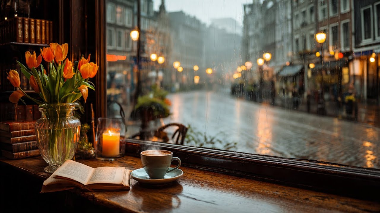Best Instrumental Jazz Cafe Mix: Cozy Evening Chill Live Stream