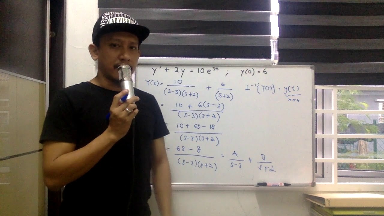 Laplace - Solution of initial value problem (Part 3 of 5)