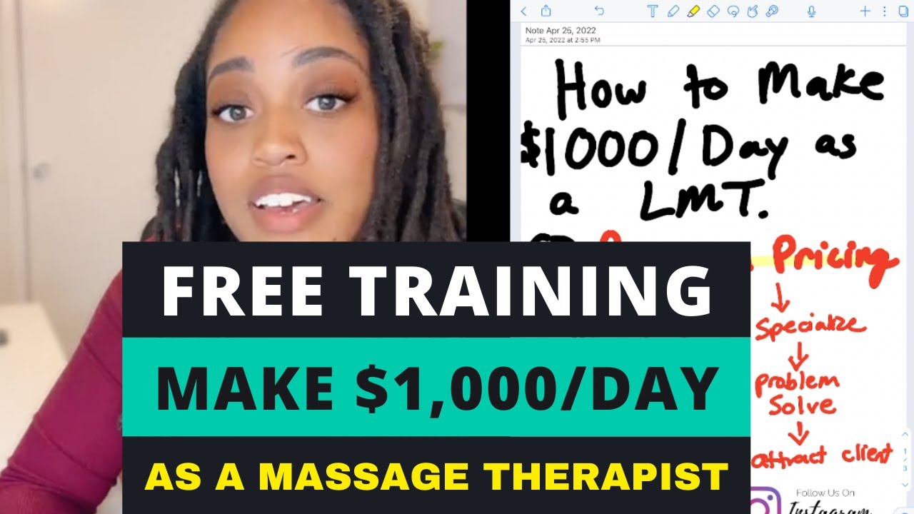 How To Make $1000/Day As A Massage Therapist | 2022 | True Massage & Bodywork