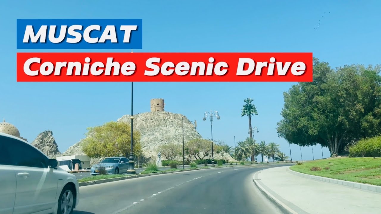 Oman Muscat corniche drive through #travel #nature #tourism