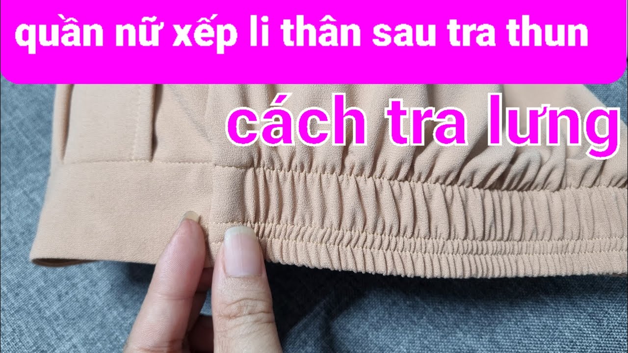 💝5️⃣. Quần tây nữ xếp li, thân sau tra thun/vô lưng /chất liệu linen, đũi.. vải có độ rũ.