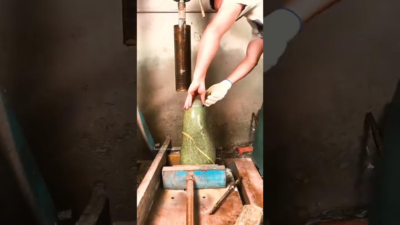 Natural stone vase, unique and nice