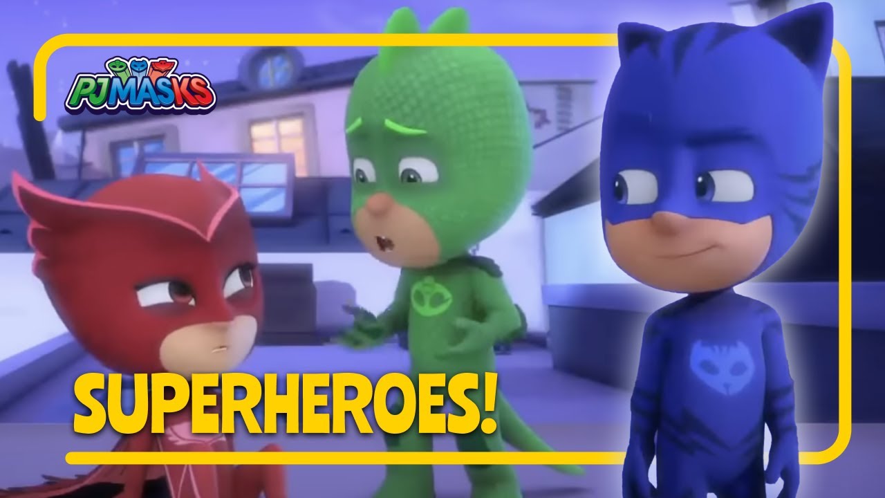 Romeo's Baby Beam! 👶 | Superheroes | PJ Masks