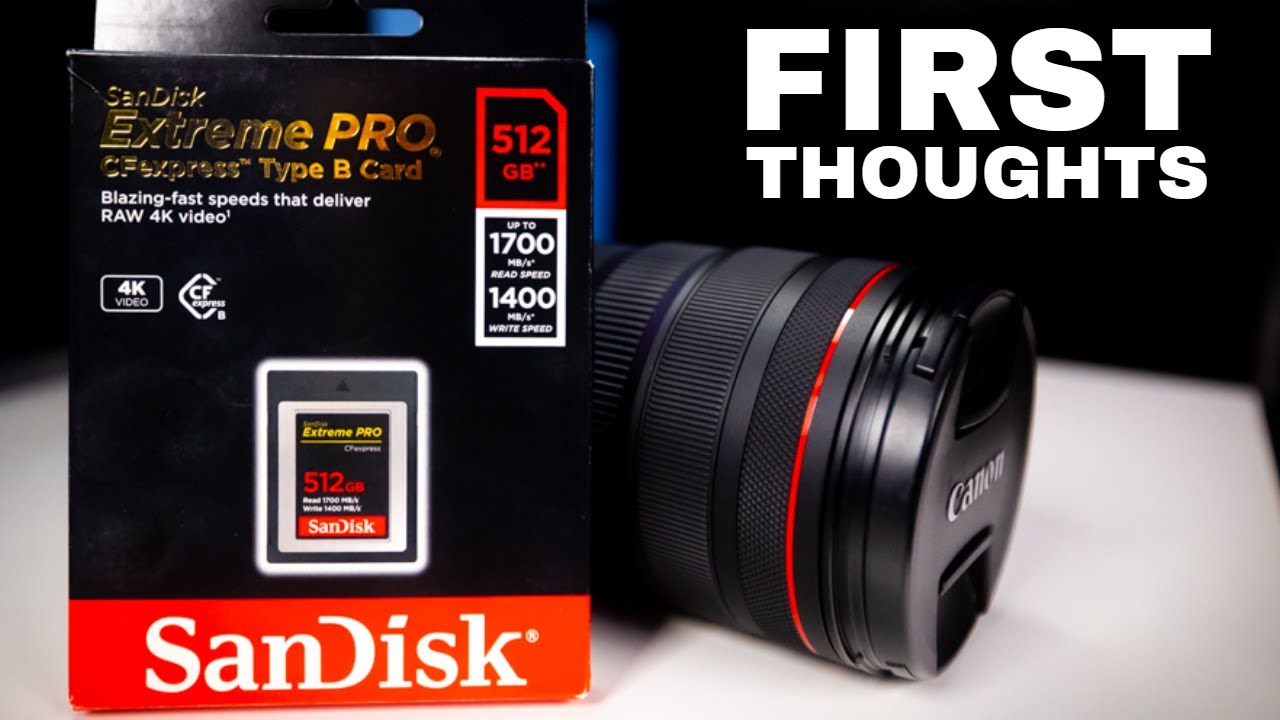 Canon EOS R5 CFexpress and the SanDisk 512GB Card. First Thoughts.
