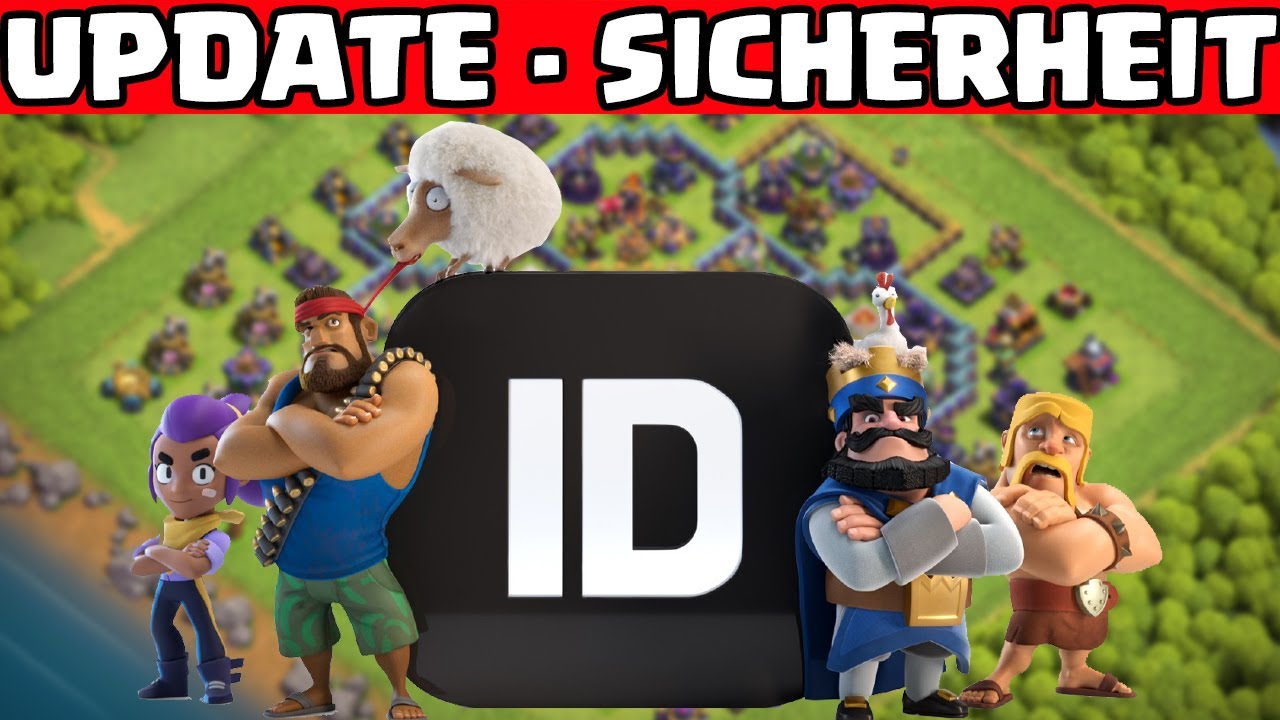 SICHERHEITSUPDATE! 😱 SUPERCELL ID * Clash of Clans * CoC