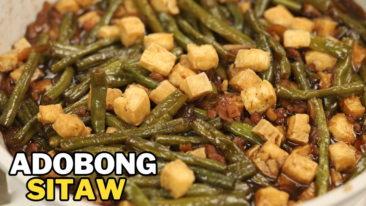 Adobong Sitaw with Tofu Recipe