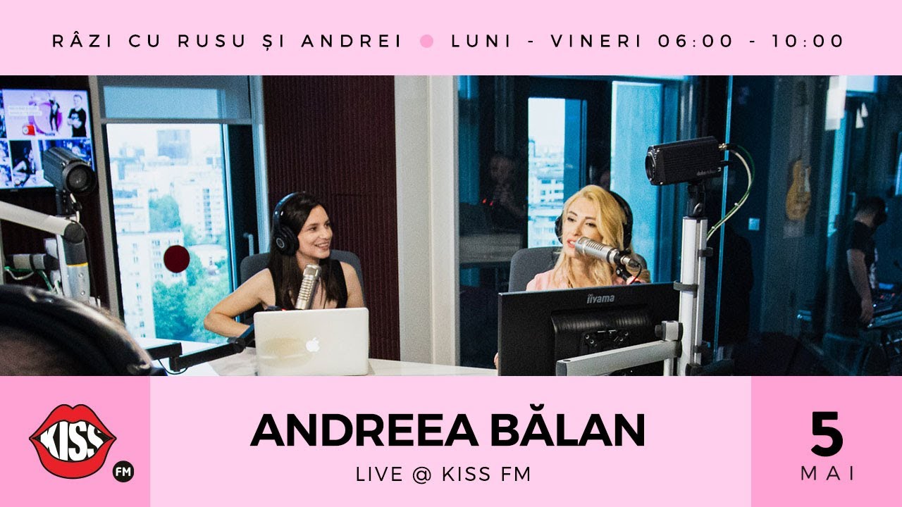 Andreea Bălan LIVE @ Kiss FM