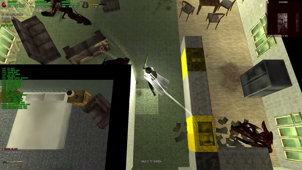 Dead Frontier Loot Run With Dawn Blade