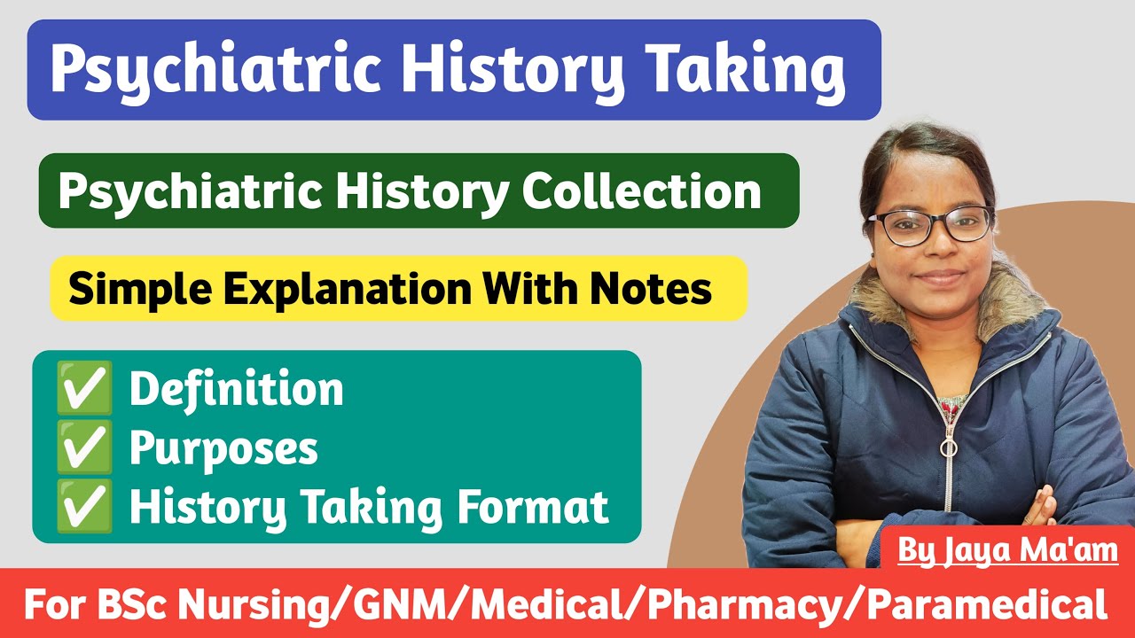 Psychiatric History Taking in Hindi | Psychiatric History Collection in Hindi