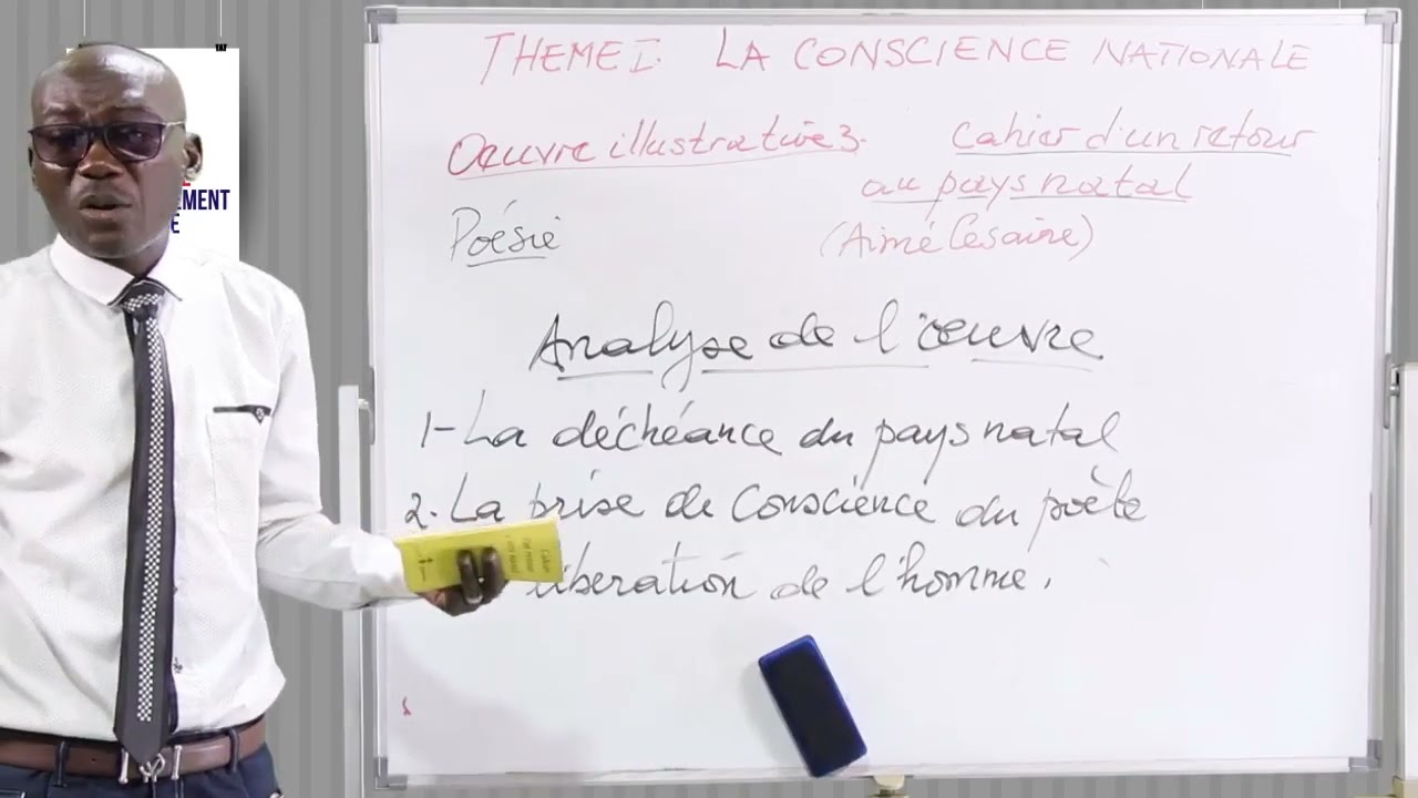 Leçon 54 Cahier d'un retour au pays natal Analyse de l'oeuvre 1
