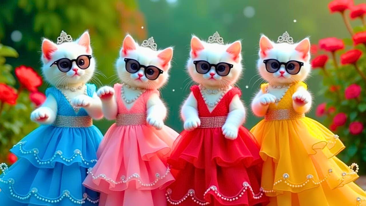 बिल्ली डांस | Cutest Cat videos funny dance🤣💃Dance Videos for cats 