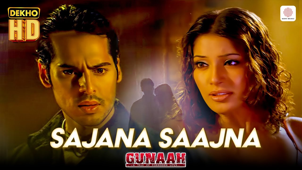 Sajana Saajna - HD Music Video | Alka Yagnik | Abhijeet | Bipasha B | Dino Morea | Gunaah | Dekho HD