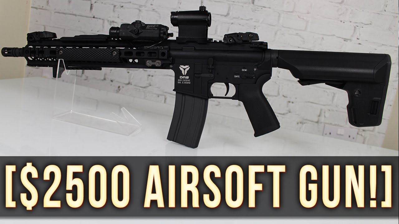 THE MOST EXPENSIVE AIRSOFT AEG IN THE WORLD?! | $2500 GBLS DAS!