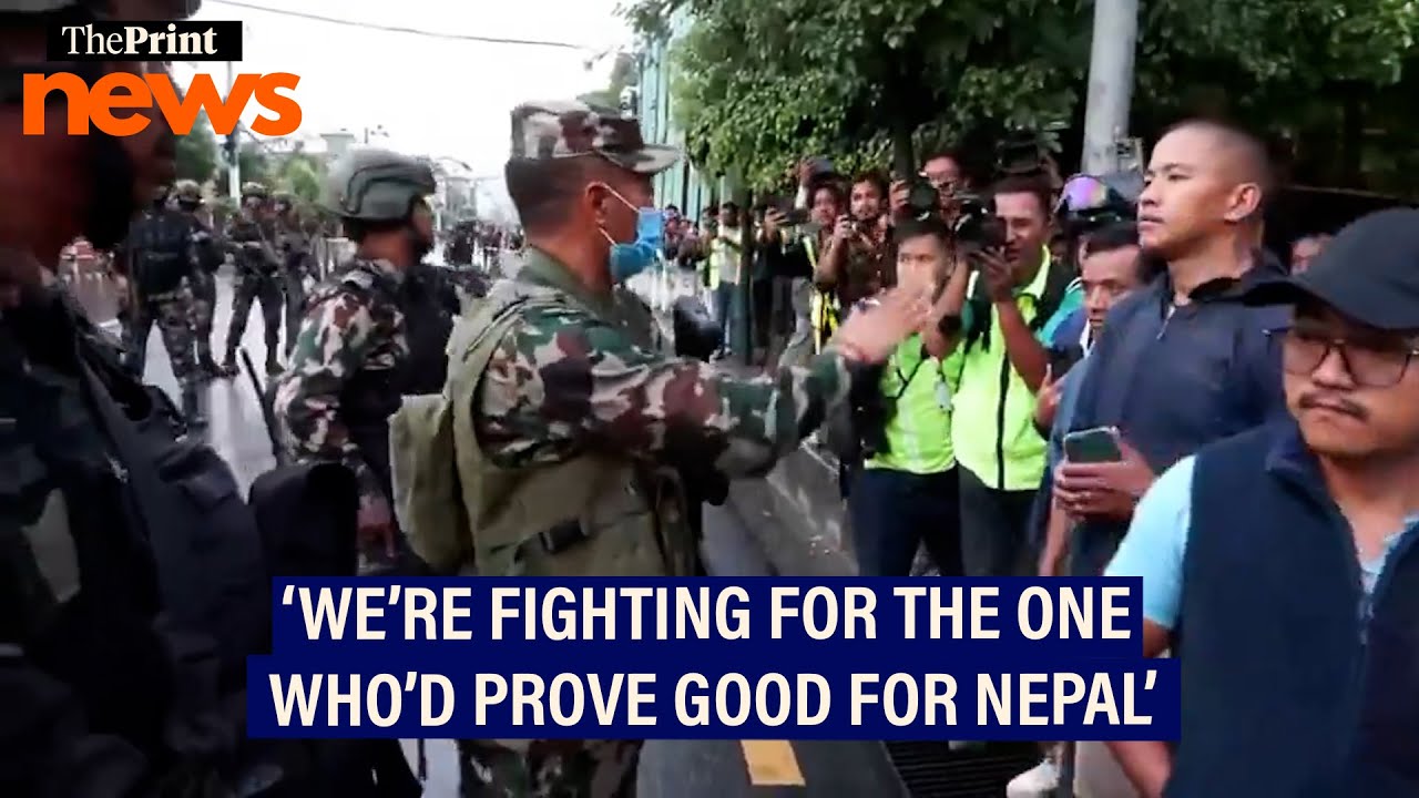 Supporters of Dharan mayor Harka Sampang & former NEA chief protest in Kathmandu, Nepal