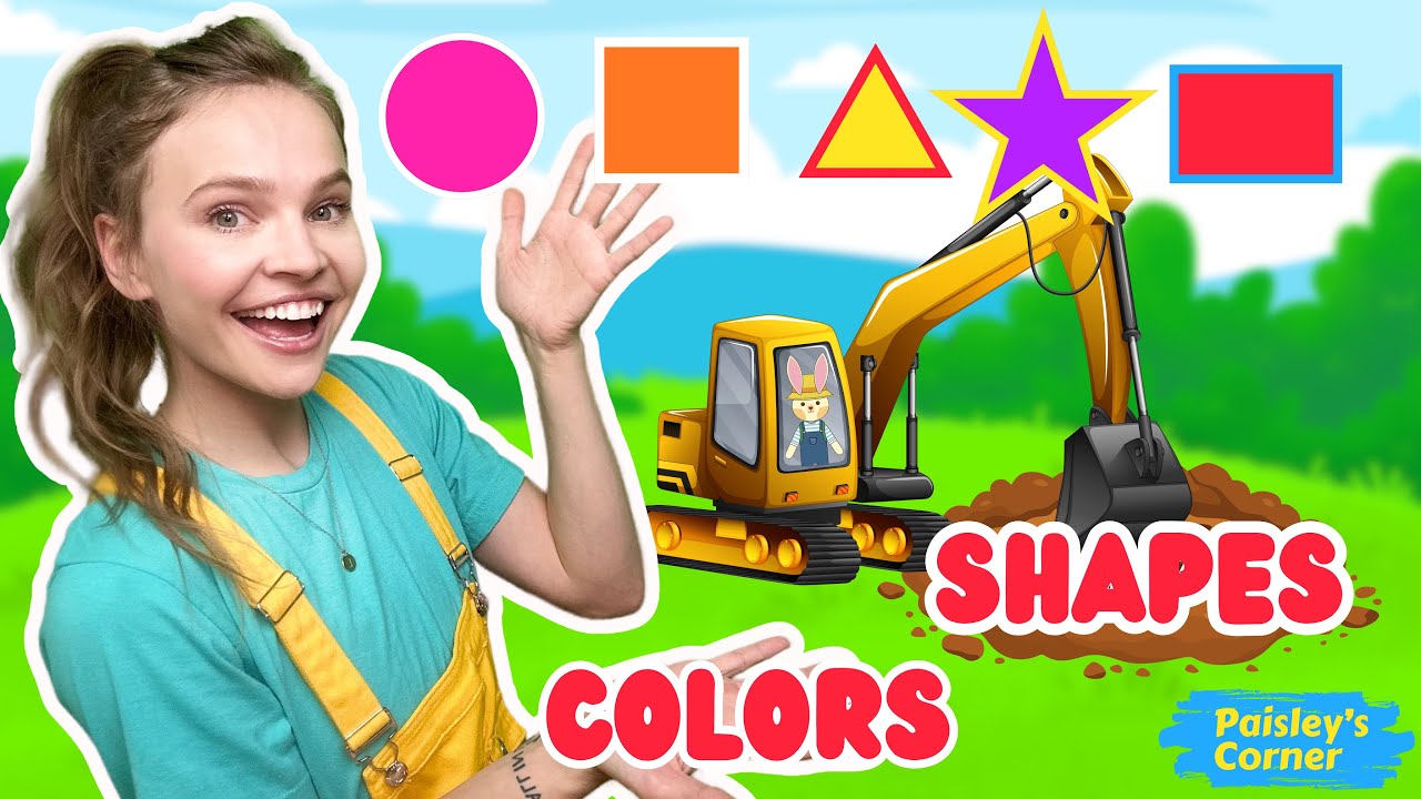 Learn Colors, Shapes, & First Words for Toddlers w/ Silly Miss Lily | Baby & Toddler Learning Video