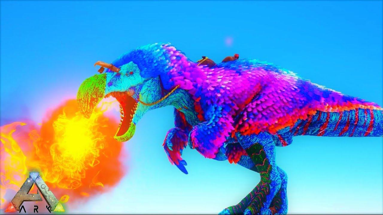 Rainbow DodoRex & Robo Dragon !!! ARK SURVIVAL EVOLVED CRYSTAL ISLES MEGA MODDED E30