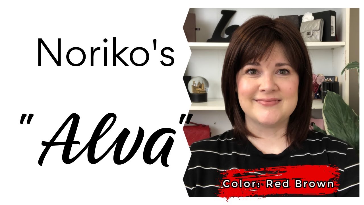 ALVA Wig by Noriko in Red Brown | #WigWednesday