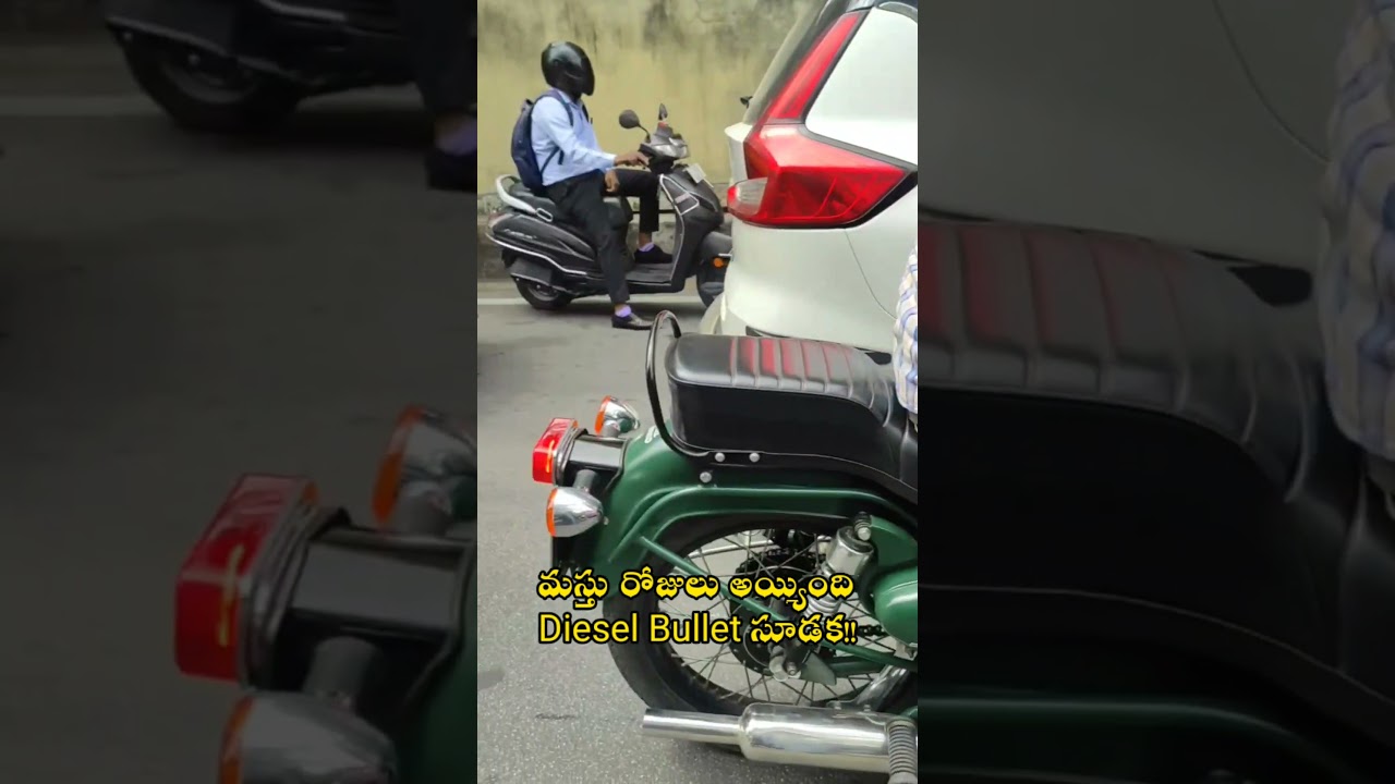 Royal Enfield Bullet Diesel 325cc Engine 70 kmpl Mileage Diesel Motorcycle 