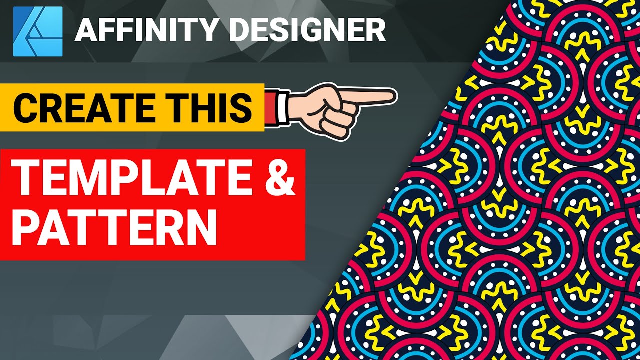 Affinity Designer | How to Create Complex Ogee Pattern Template