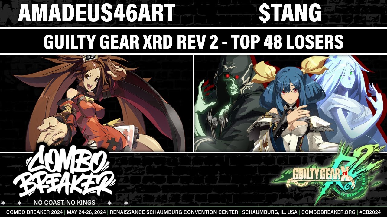COMBO BREAKER 2024 TOP 48 LOSERS - Amadeus46ART (Jam) vs $TANG (Dizzy) - Guilty Gear Xrd REV 2