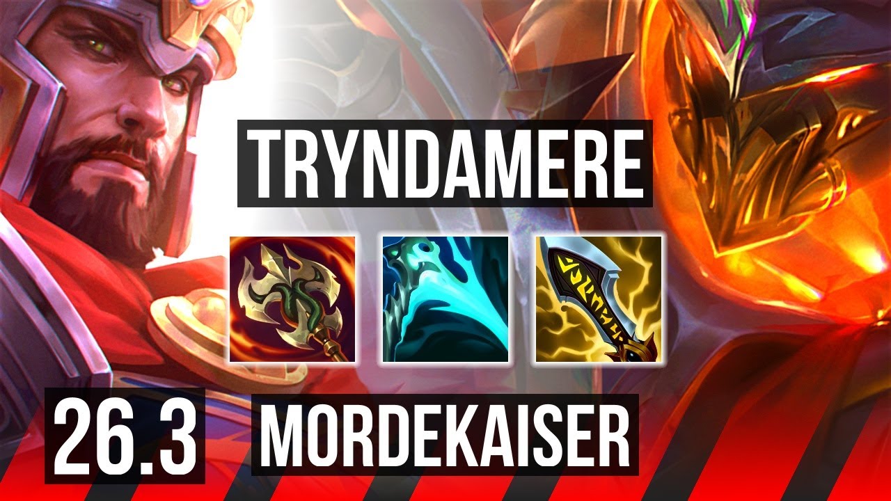 TRYNDAMERE vs MORDEKAISER (TOP) | EUNE Master | 26.3