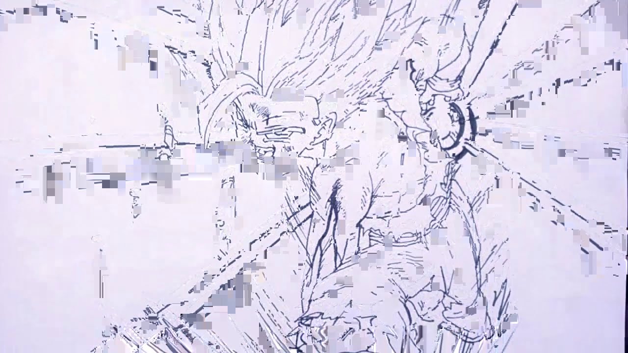 Cómo dibujar a Gohan ssj 2 kamehameha, Dragonball z