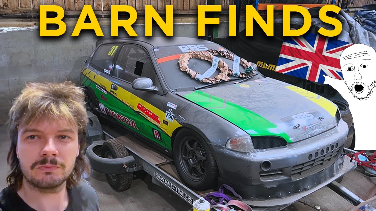 Retro 90s Civic Racecar and BMW M3 Nurburgring Barn Find!! AutoBarn Revival #1