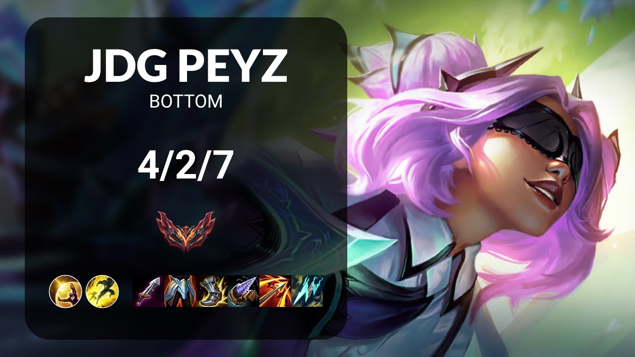 JDG Peyz Zeri vs Corki BOTTOM - KR GRANDMASTER Patch 14.24