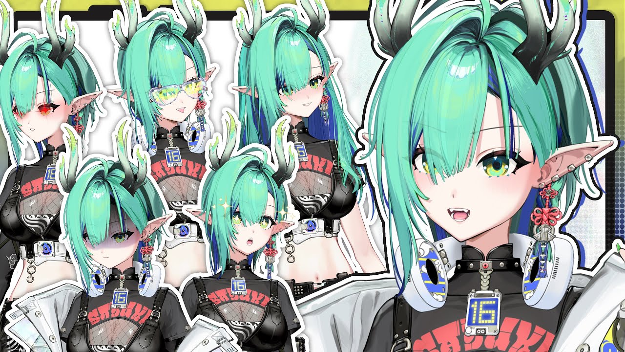 【Live2D展示/showcase】一六 ICHIROKU【Vtuber Model rigging】