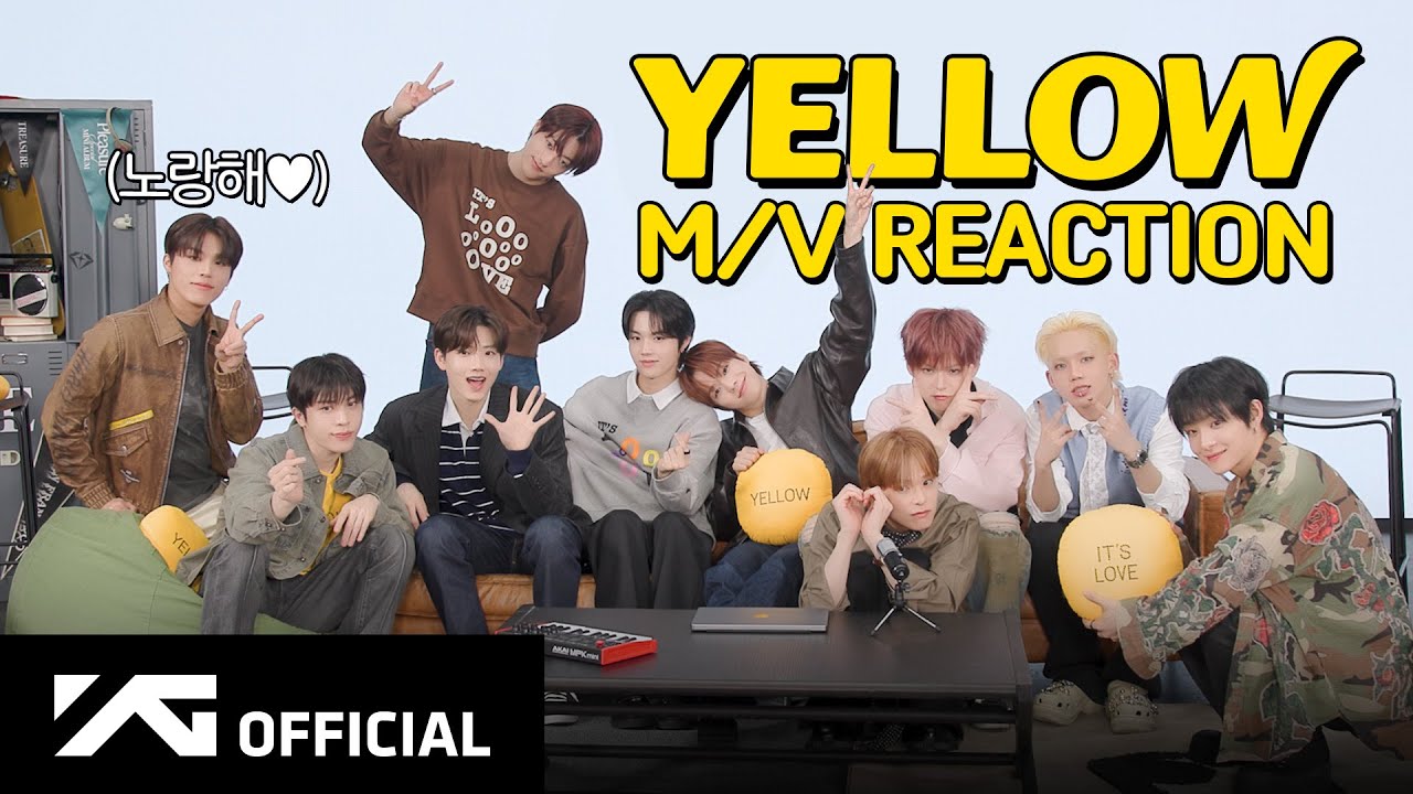 TREASURE - ‘YELLOW' M/V REACTION