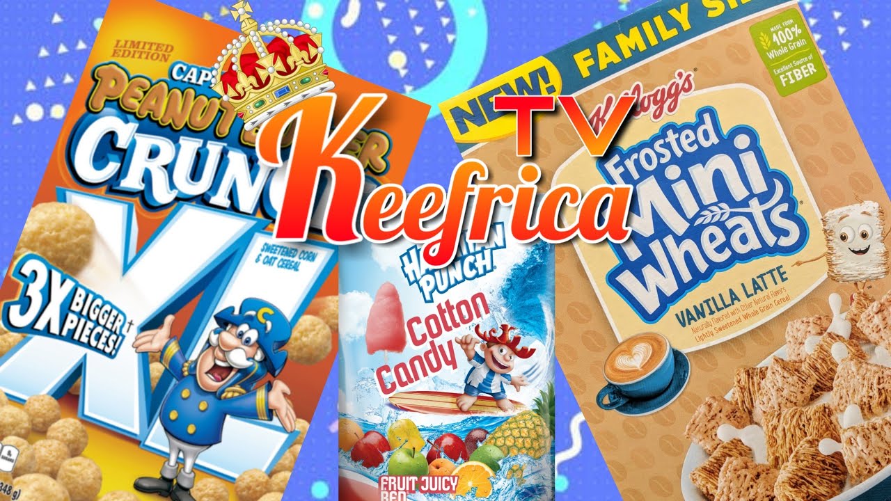 XL Peanut Butter CAP'N CRUNCH REVIEW | Frosted Mini Wheats VANILLA LATTE  REVIEW | KEEFRICA TV E22