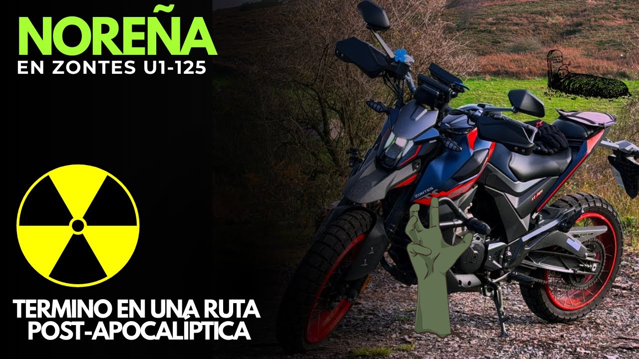 Noreña en Moto y Después… ¡Asturias Post-Apocalíptica! 😳 | Zontes U1-125