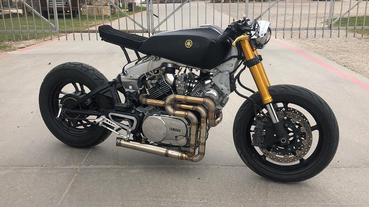 Yamaha Virago XV750 Cafe Racer FULL TIMELAPSE BUILD