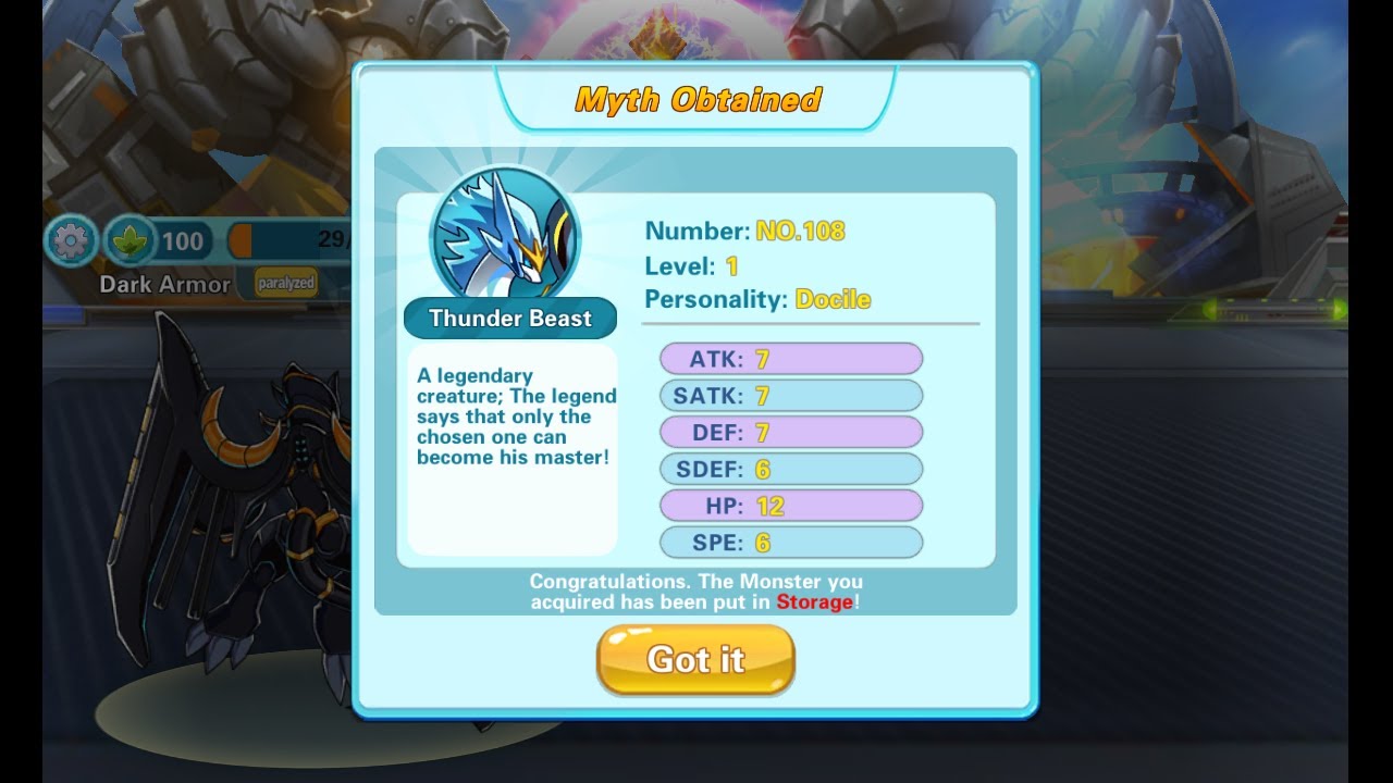 Monster Adventure Chaos - How to Capture/Defeat the Thunder Beast: Ultimate Rock Bound no Jutsu