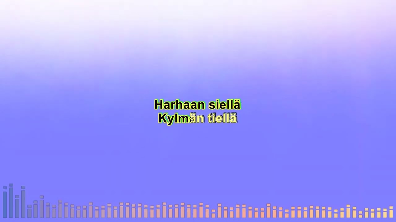 Illan varjoon himmeään