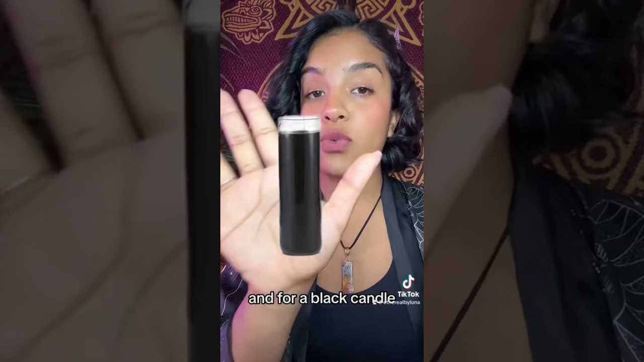When you want to use a black 7 day candle 🕯️ #closure #magic #spiritual