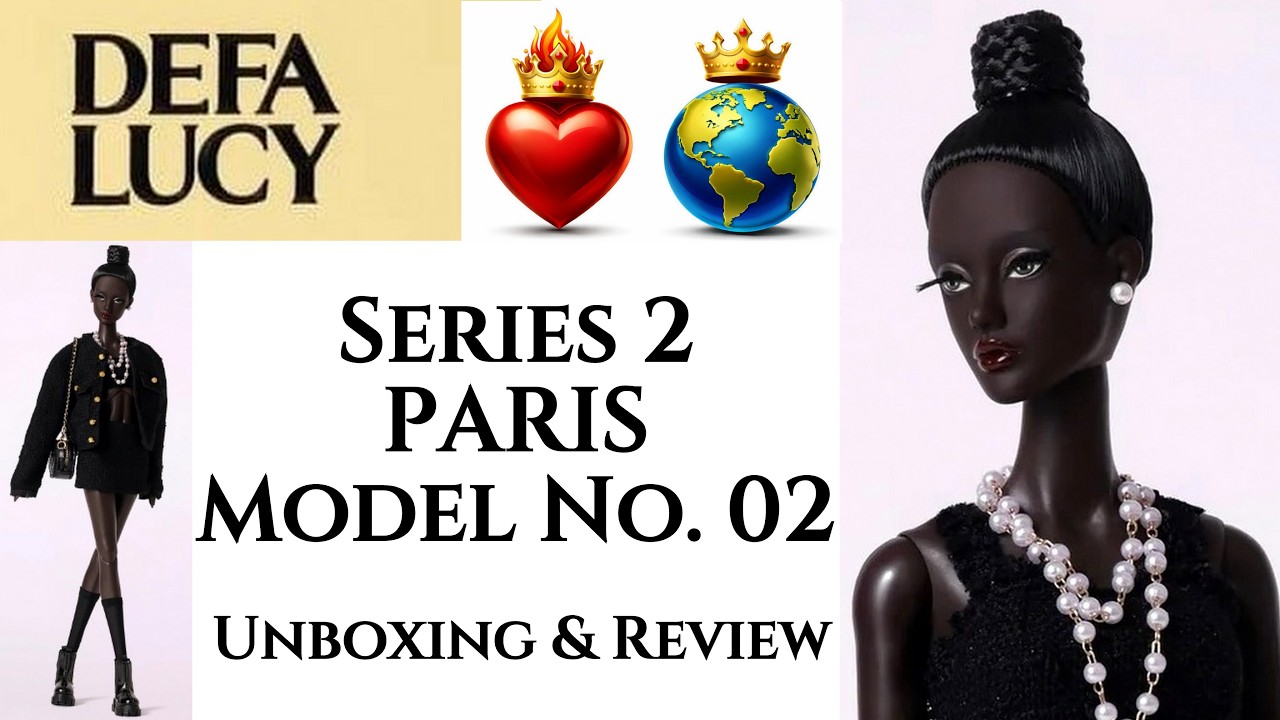 DEFA LUCY Серия 2 Париж № 02 👑 GlamFlex Body Debate и Alysa's Wild Game 👑 ECW 🌍 Распаковка и обзор