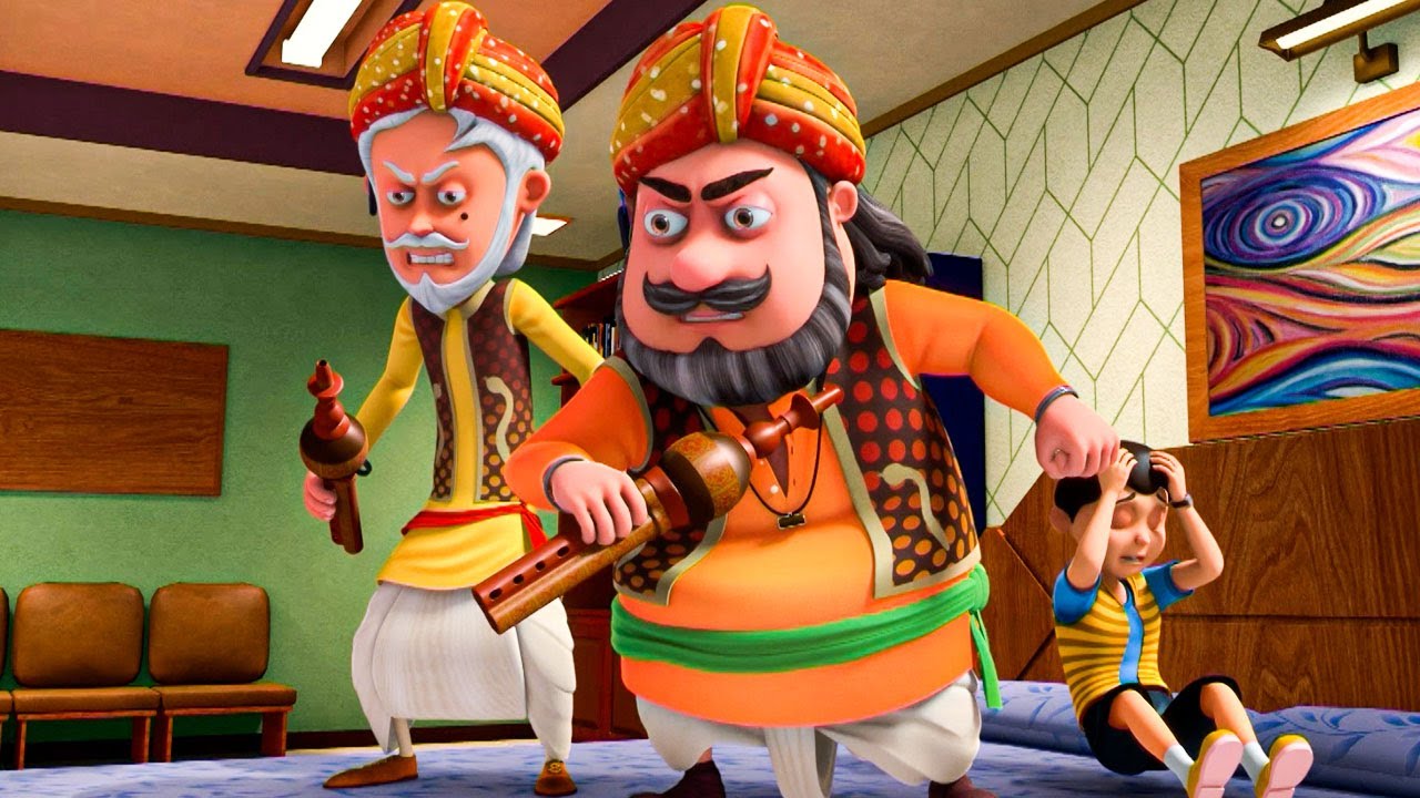 మోటు పాట్లు బానే స్పేర్! | Motu Patlu | Motu Patlu Become Snake Charmers!