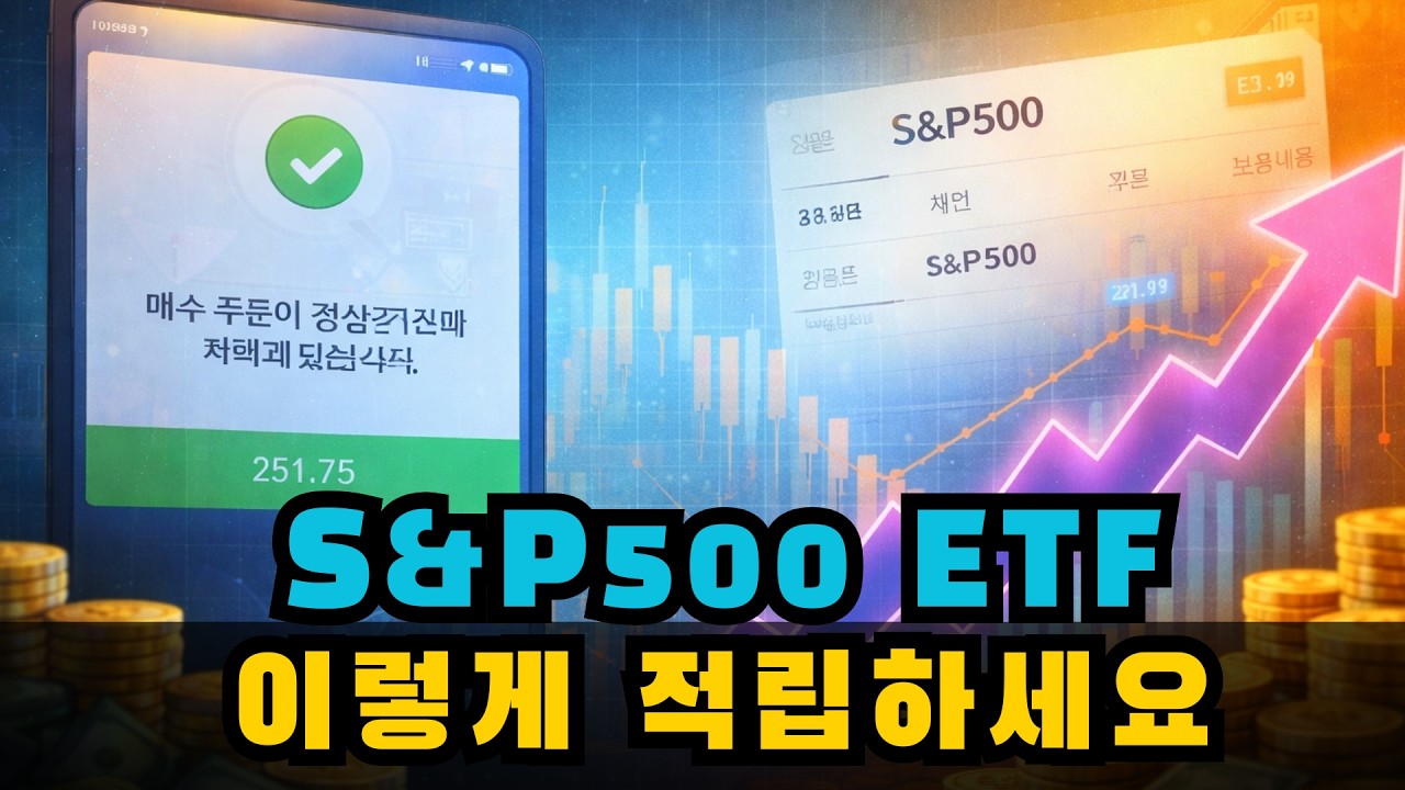 S&P 500 ETF 투자 전략과 ISA 추천 종목, 반드시 피해야 할 3가지 실수