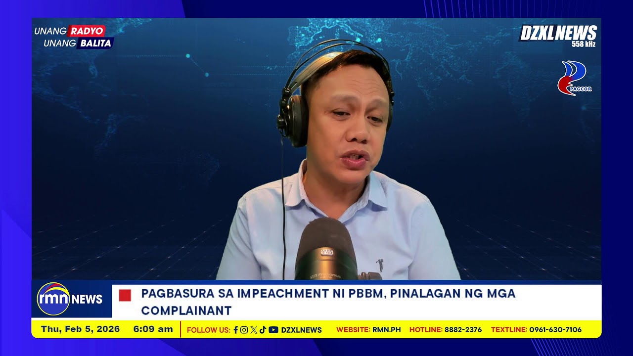 Unang Radyo, Unang Balita | FEBRUARY 05, 2026 | 5:00AM - 6:00AM