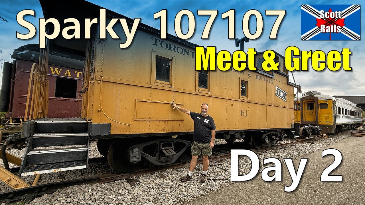 Day 2 Of Sparky's 2025 Meet And Greet -  Elgin County Railway Museum And Waterloo Central Railway