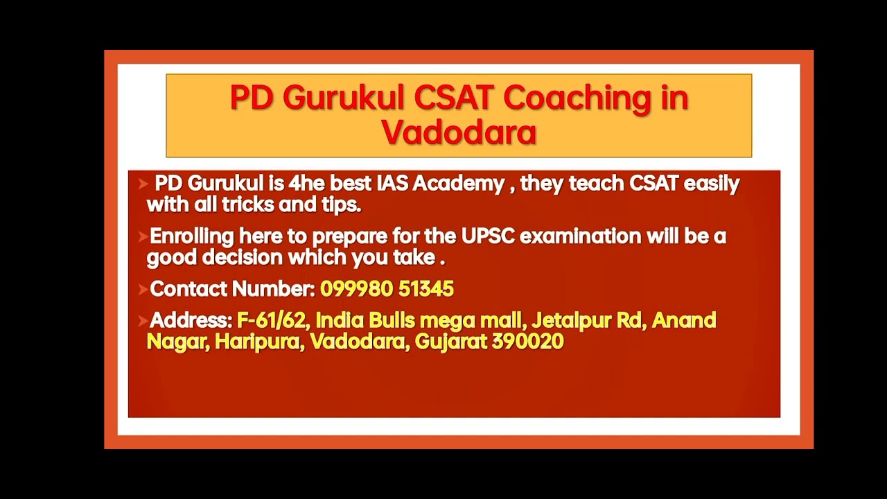 BEST CSAT COACHING IN VODODARA || Bestcoaching