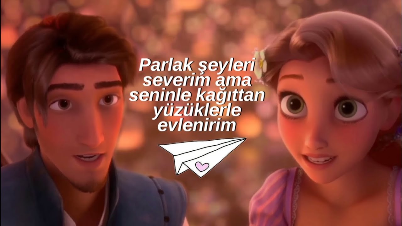 taylor swift - paper rings (türkçe çeviri) | #rapunzel