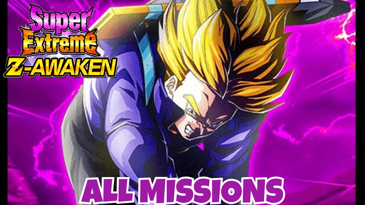FAST AND EASY NEW LR SSJ TRUNKS SUPER EZA STAGE + MISSIONS! (DBZ: Dokkan Battle)