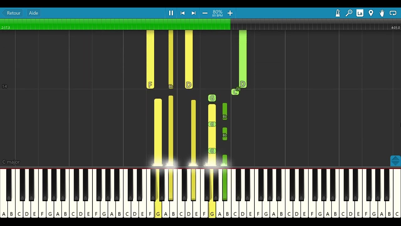 Cette année-là (Claude François) - Tuto Piano