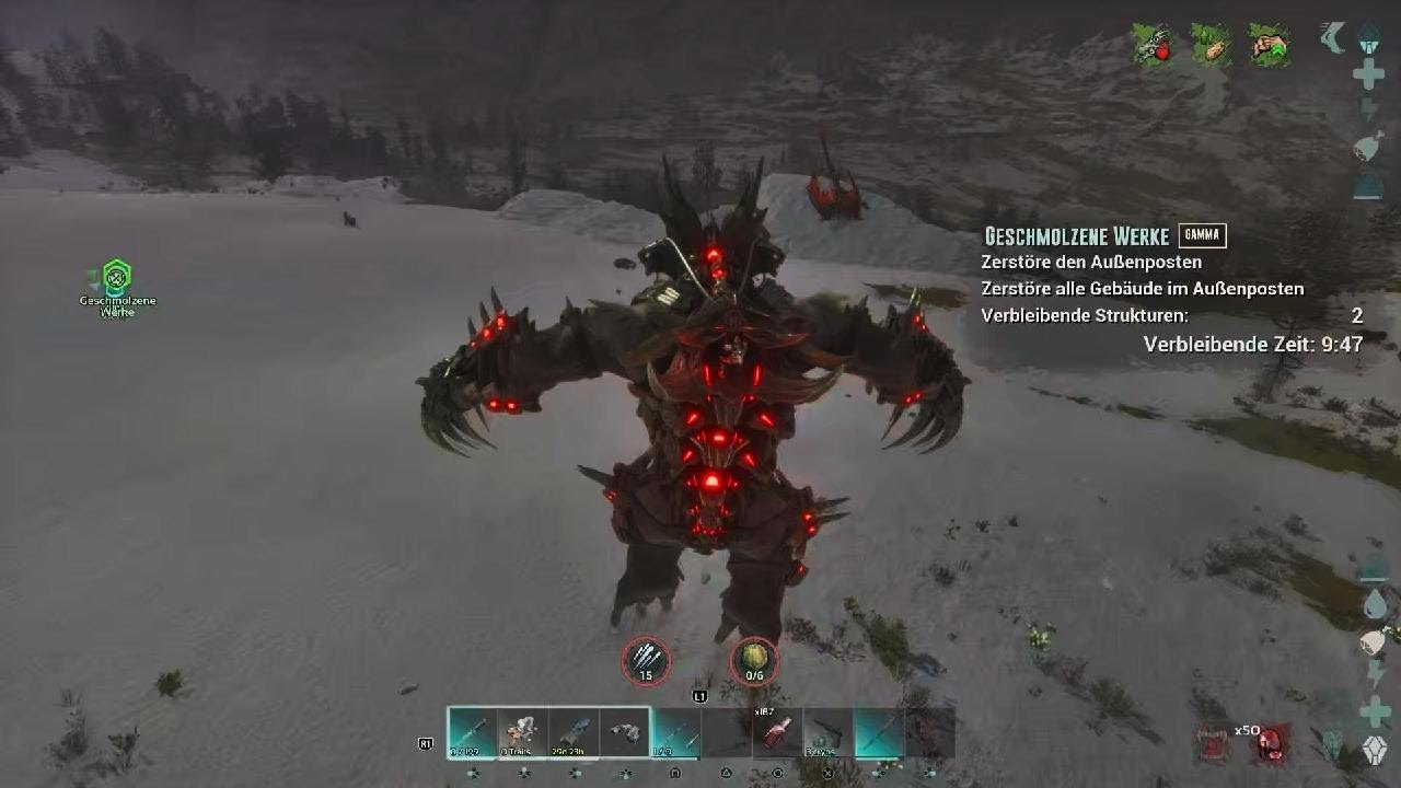 ARK Survival Ascended Außenposten Bugs